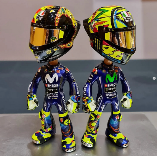 VALENTINO ROSSI 20TH ANNIVERSARY SEPANG TEST 2018 AND 2017 - POP RIDERS